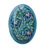 Amber Multicolor Blue Pottery Appetizer Platter