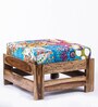 Amber Sheesham Wood Foot Stool in Multi Colour
