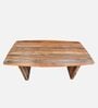 Amber 6 Seater Dining Table in Light Brown Colour