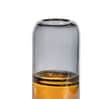 Amber Smoke Glass Vase