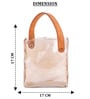 Amber Tote Glass Vase L
