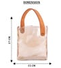 Amber Tote Glass Vase S