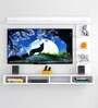 Ambience Wall Mount TV Unit For TV Up To 55" in Frosty White Finish