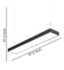 Ambient Black Metal Profile Light