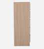 Ambra Chest Of 5 Drawers With In Oak And White Finish