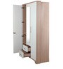 Ambra 3 Door Wardrobe in White Finish