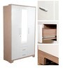 Ambra 3 Door Wardrobe in White Finish