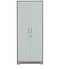 Ambra 2 Door Wardrobe in White & Larch Finish