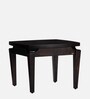Ambrose Solid Wood End Table In Brown Finish