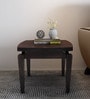 Ambrose Solid Wood End Table In Brown Finish