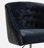 Ambulant Cocoon Velvet Guest Chairs In Black Colour