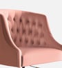 Ambulant Cocoon Velvet Guest Chairs In Pink Colour