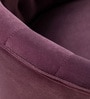 Ambulant Cocoon Velvet Guest Chairs In Purple Colour