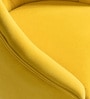 Ambulant Cocoon Velvet Guest Chairs In Yellow  Colour
