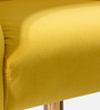 Ambulant Cocoon Velvet Guest Chairs In Yellow  Colour