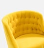 Ambulant Cocoon Velvet Guest Chairs In Yellow  Colour