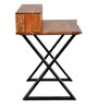 Amelio Solid Wood Study Table In Natural Finish