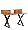 Amelio Solid Wood Study Table In Natural Finish