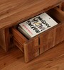 Amelio Solid Wood Study Table In Natural Finish