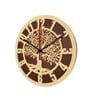 Amenhotep Engineered Wood Grey Wall Clock