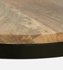 Amerado Solid Wood End Table In Natural Finish