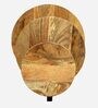 Amerado Solid Wood End Table In Natural Finish