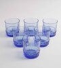 America 300ml Blue Glass (Set of 6) Everyday Glasses