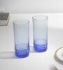 America 400ml Blue Glass (Set of 6) Everyday Glasses