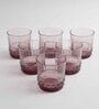 America 370ml Pink Glass (Set of 6) Everyday Glasses