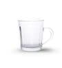 Americano Line 270 ml Coffee Mug Set of 2 from Brazil | Unique & Elegant Glassware for Milkshake, Coffee, Iced Tea | Perfect for Home, Cafes & Restaurants | Dishwasher Safe