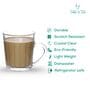 Americano Line 270 ml Coffee Mug Set of 24 from Brazil | Unique & Elegant Glassware for Milkshake, Coffee, Iced Tea | Perfect for Home, Cafes & Restaurants | Dishwasher Safe