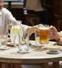 Americano Line 340 ml Beer Mug Set of 6 from Brazil | Crystal Clear Beer Mug | Ideal for Beer, Cocktails, Mocktails, Cold Drinks & Other Beverages