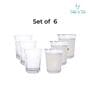 Americano Line 45 ml Shot Glass Set of 6 from Brazil | Used for Espresso Shot, Vodka, Whiskey, Tequila, Espressos, Spirits & Liquor | Perfect for Party, Restaurant, Home | Dishwasher Safe