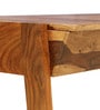 Amery Sheesham Wood Writing Table with Lift Top in Rustic Teak Finish