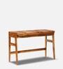 Amery Sheesham Wood Writing Table with Lift Top in Rustic Teak Finish