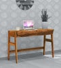 Amery Sheesham Wood Writing Table with Lift Top in Rustic Teak Finish