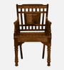 Amherst Sheesham Wood Arm Chair In Provincial Teak Finish