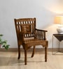 Amherst Sheesham Wood Arm Chair In Provincial Teak Finish