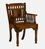 Amherst Sheesham Wood Arm Chair In Provincial Teak Finish