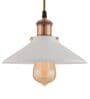 Amherst White Metal Hanging Light