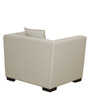 Amida 1 Seater Leatherette Sofa In Beige Colour