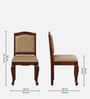 Amiens Sheesham Wood 4 Seater Dining Set In Honey Oak Finish