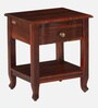 Amiens Sheesham Wood Bedside Table In Honey Oak Finish
