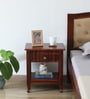 Amiens Sheesham Wood Bedside Table In Honey Oak Finish