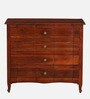 Amiens Sheesham Wood Chest Of Drawers In Honey Oak Finish