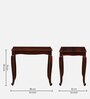 Amiens Sheesham Wood Writing Table In Honey Oak Finish