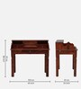 Amigo Sheesham Wood Writing Table in Scratch Resistant Honey Oak Finish