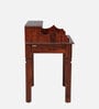 Amigo Sheesham Wood Writing Table in Scratch Resistant Honey Oak Finish