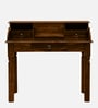 Amigo Sheesham Wood Writing Table in Scratch Resistant Provincial Teak Finish