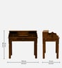 Amigo Sheesham Wood Writing Table in Scratch Resistant Provincial Teak Finish